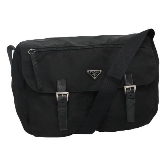 PRADA Handbags - PRADA Shoulder Bag Nylon Black Auth 111971